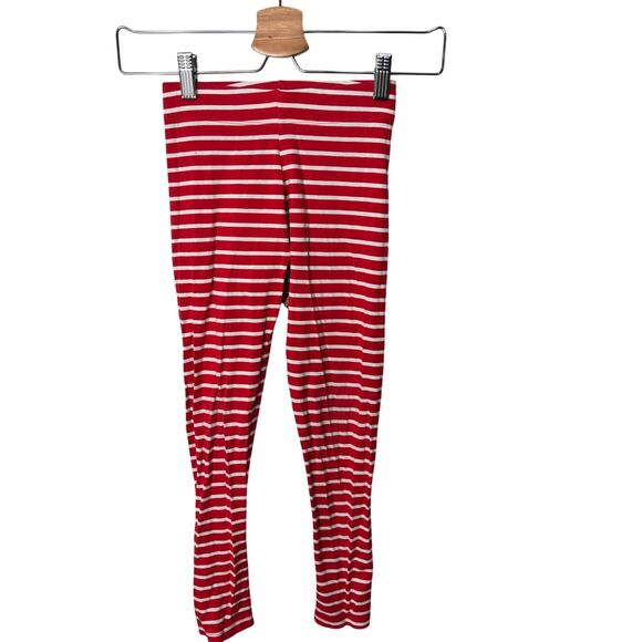 Mini Boden Red Stripe Leggings - Picture 1 of 5